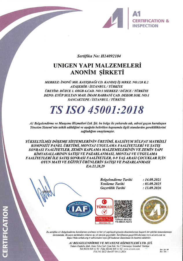 Kalite Belgesi 4