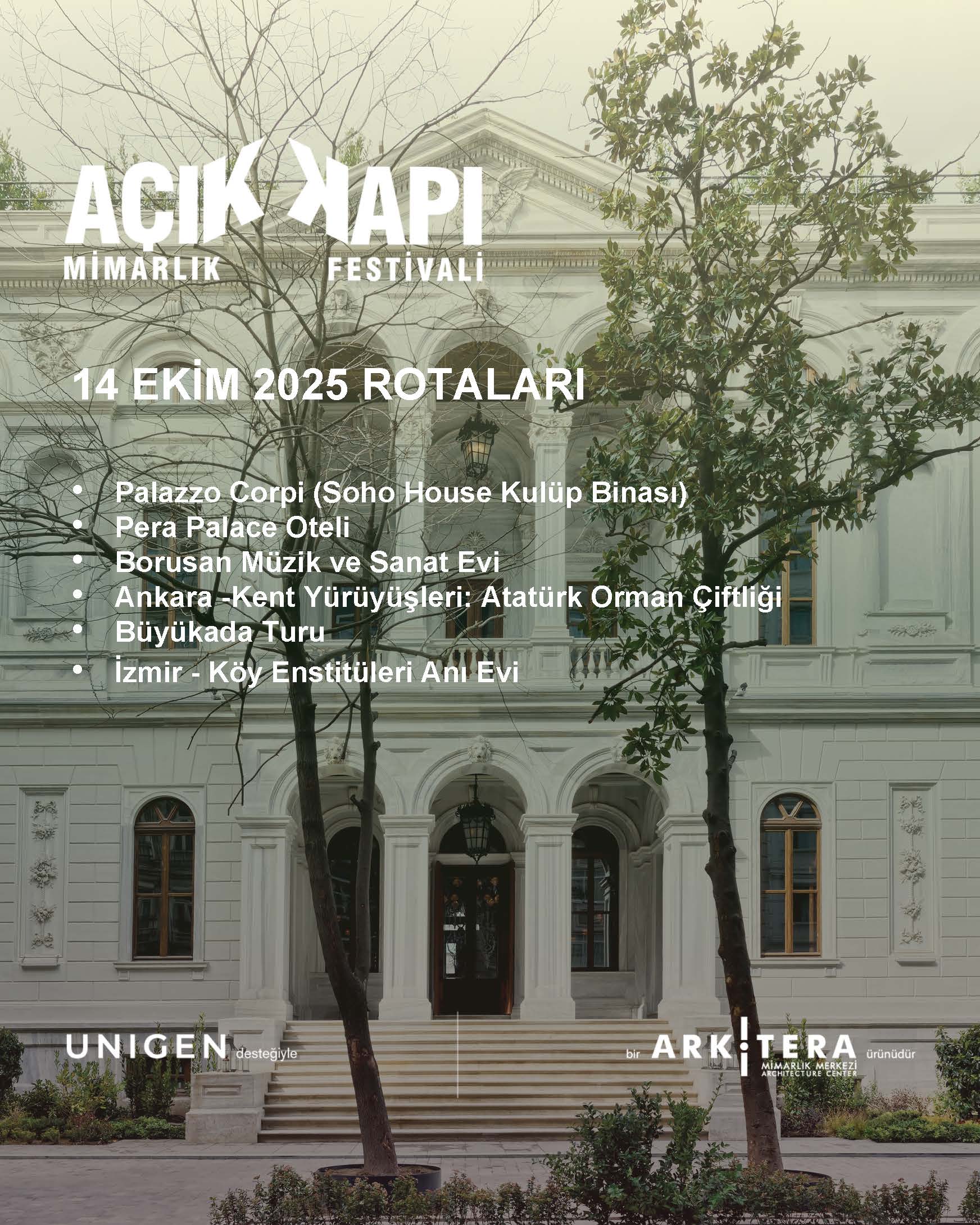 14 EKİM SALI GÜNÜ ROTALARI