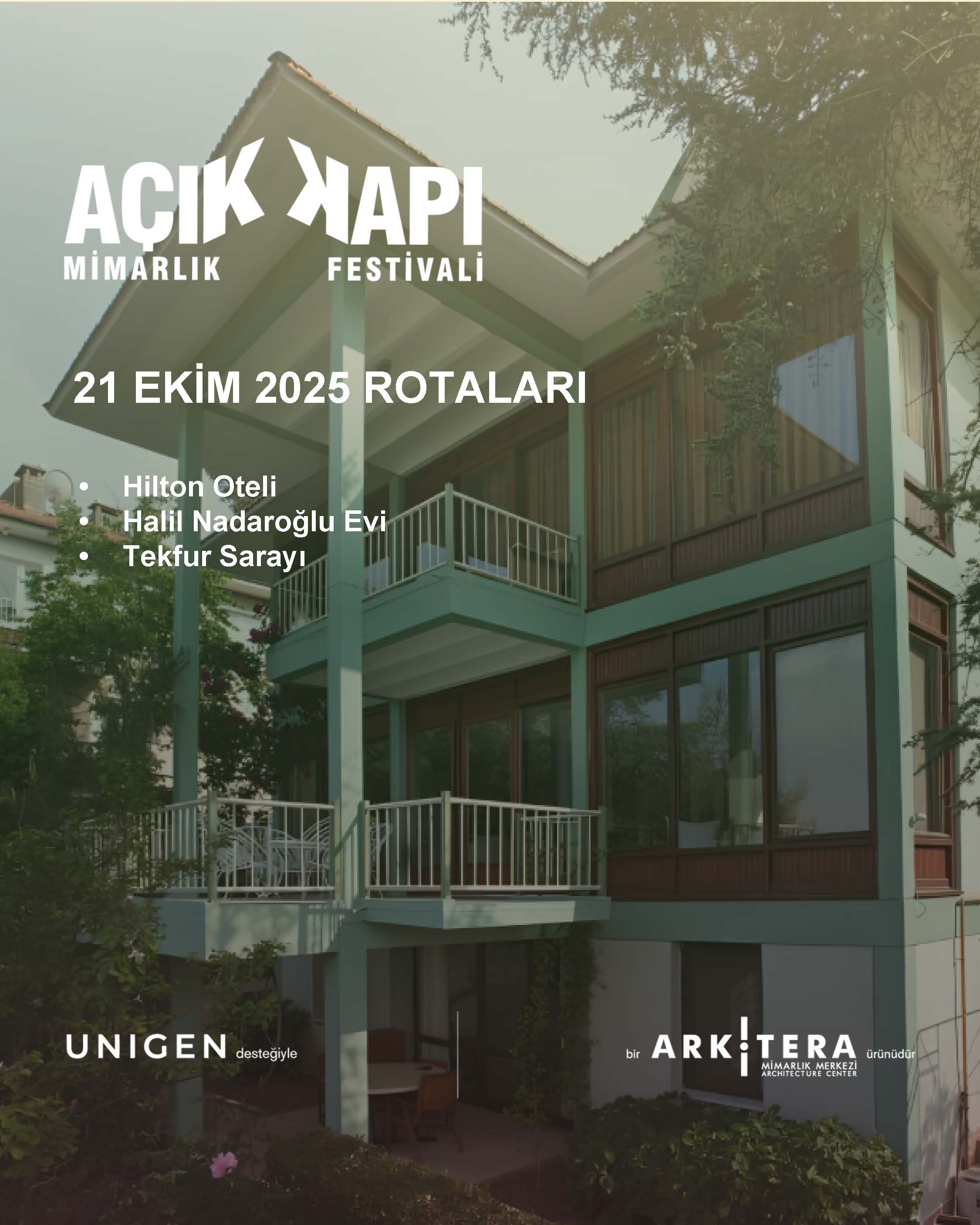 21 EKİM SALI GÜNÜ ROTALARI