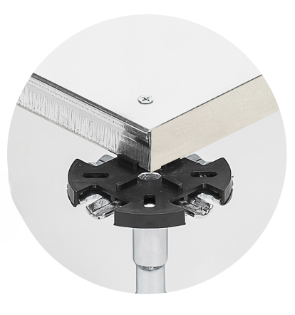 Calcium Sulfate Core Steelbox Corner Lock Panel